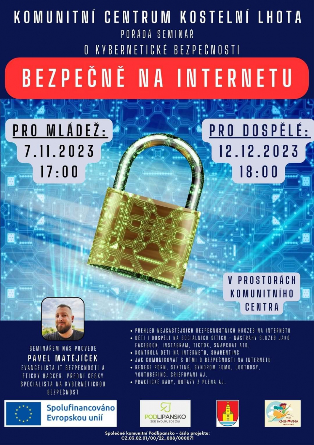 Kybernetická bezpečnost - seminář pro dospělé