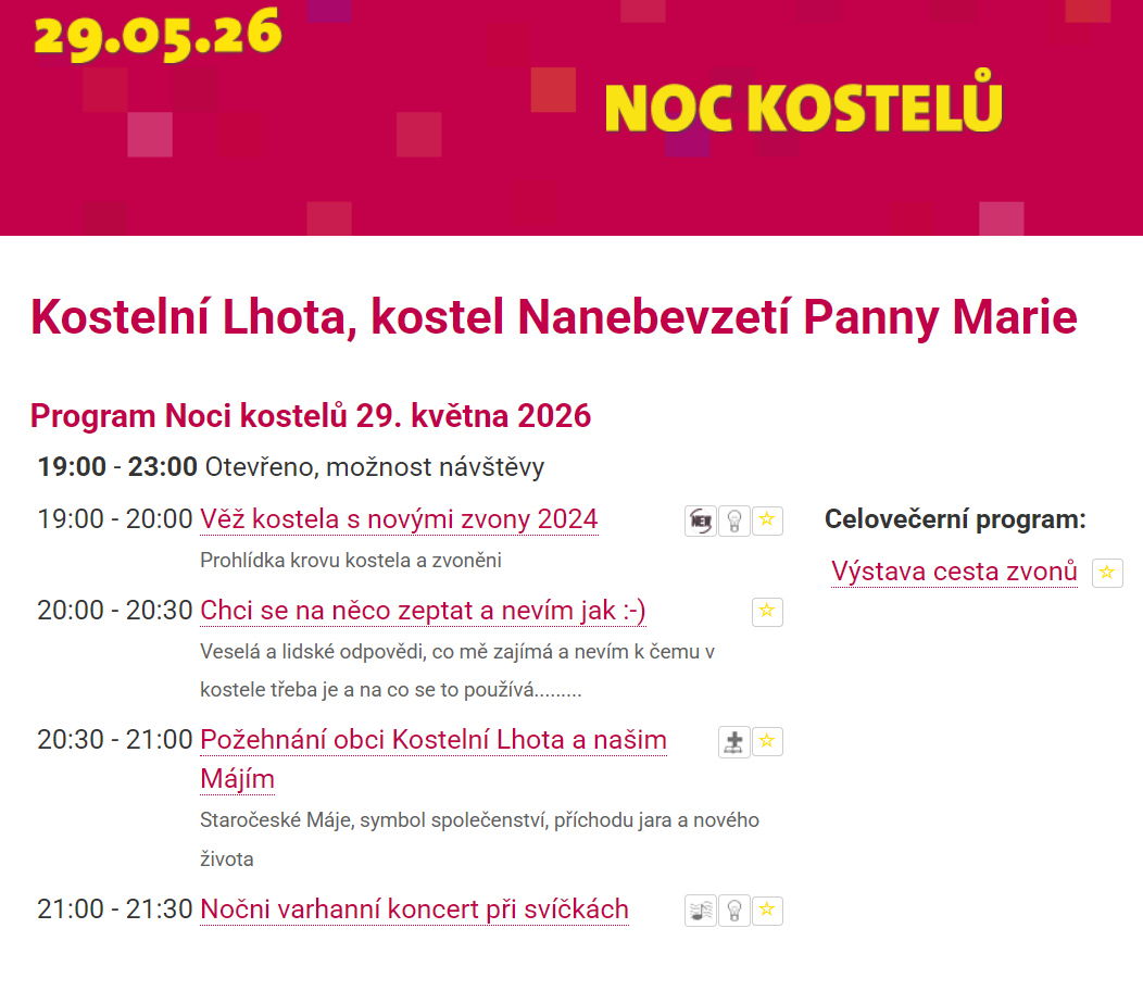 Noc kostelů