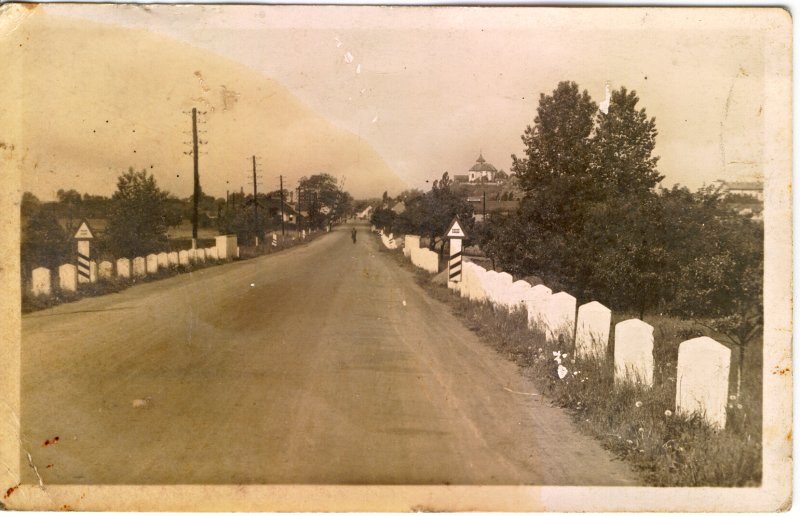 Silnice do Sadské v roce 1940
