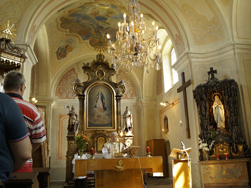 Poutní mše svatá v kostele Nanebevzetí Panny Marie