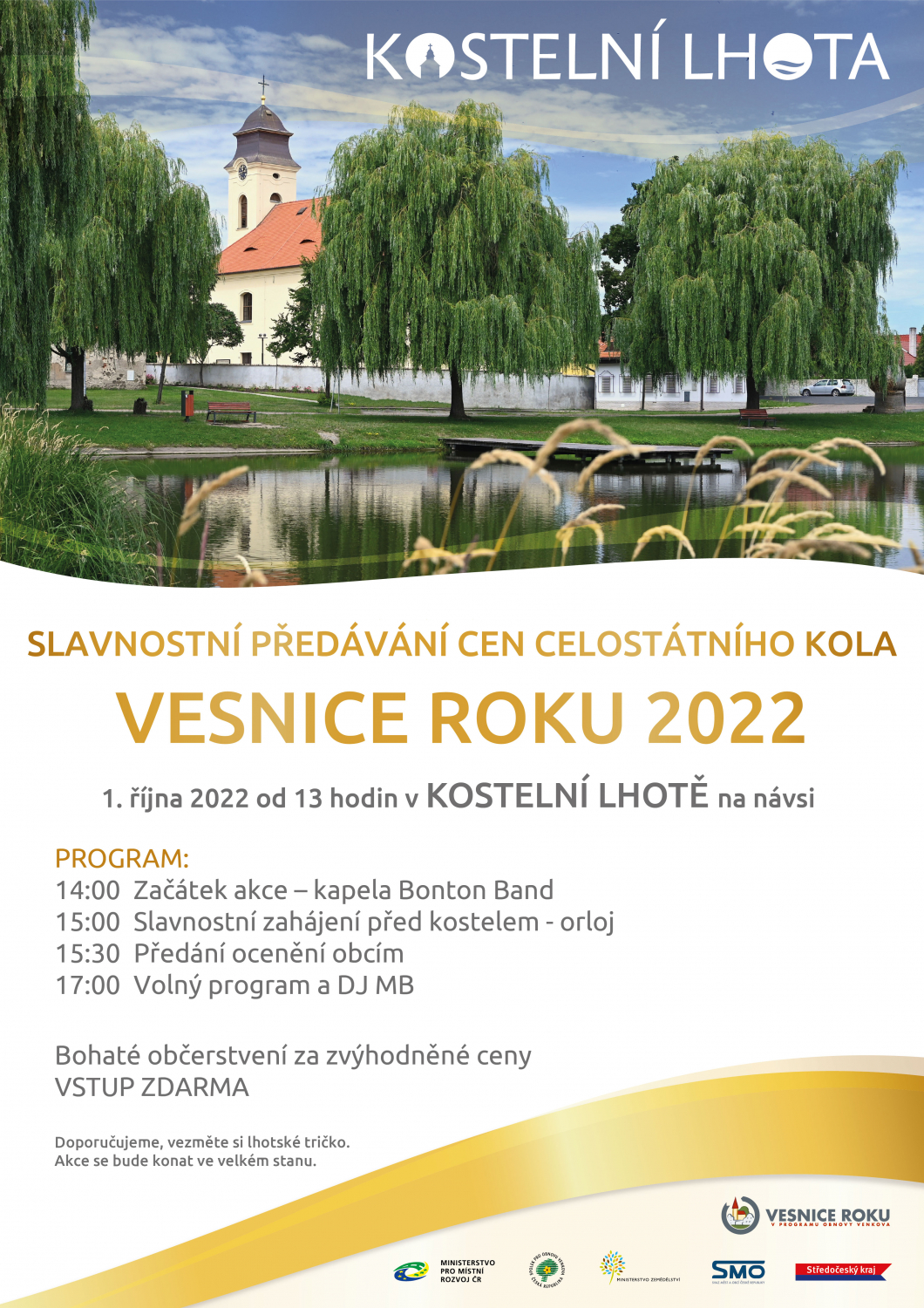 Luhačovice - slavnostní vyhlášení soutěže Vesnice roku 2022