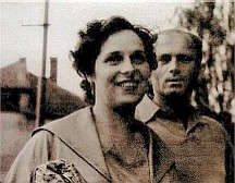 S Eliškou Plevovou, Libeň 1956