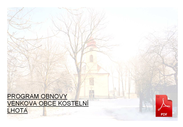 Program obnovy venkova obce Kostelní Lhota