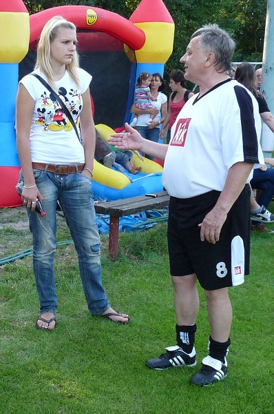 Garda Kostelní Lhota-ženy Dukla Praha 5:2 dne 6.8.2011 při oslavách 90 let sportu v obci