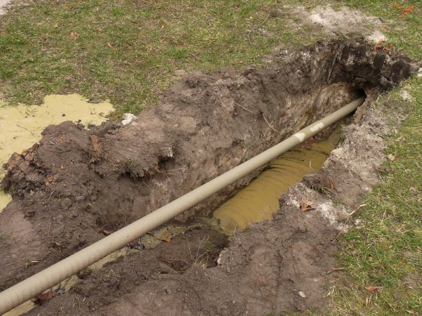 Výstavba vodovodu 18.3.2009