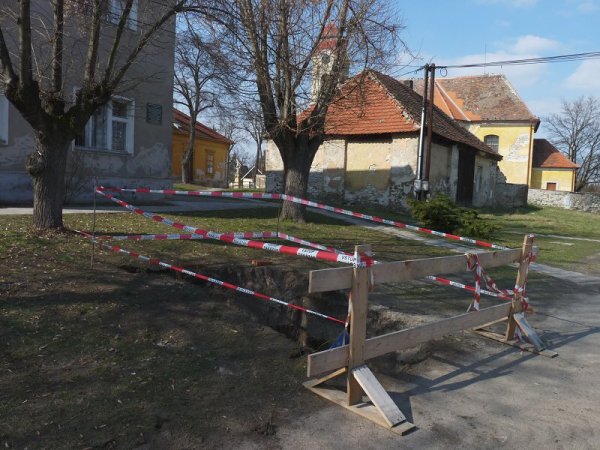 Výstavba vodovodu 18.3.2009