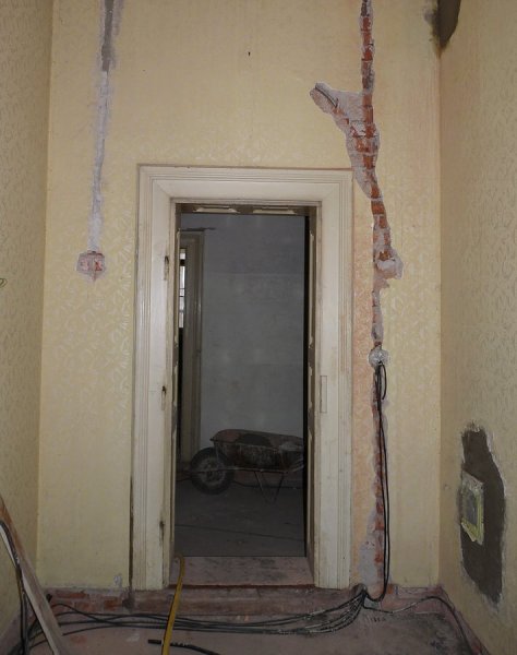 Oprava bývalé fary dne 10. a 22. 11. 2010