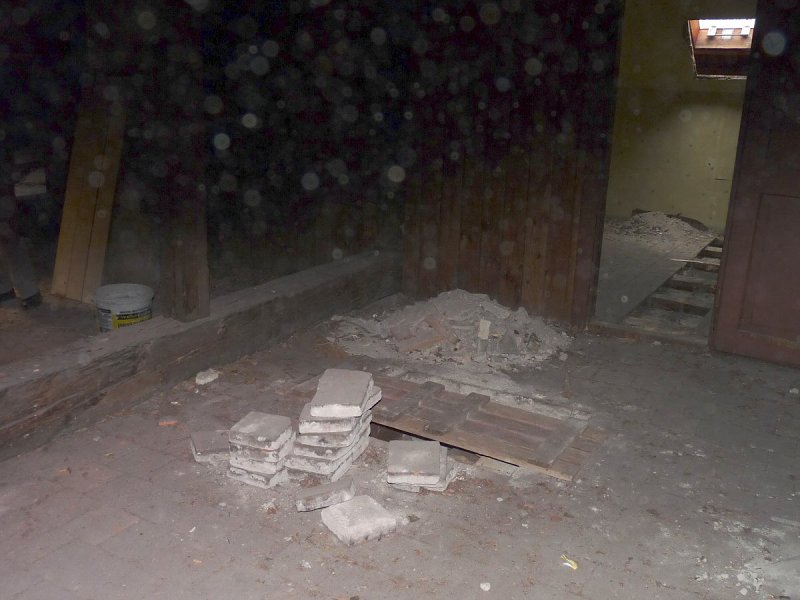 Oprava bývalé fary dne 10. a 22. 11. 2010