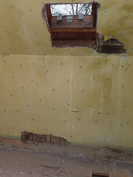 Oprava bývalé fary dne 10. a 22. 11. 2010