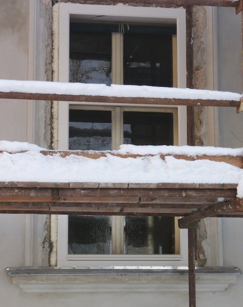 Oprava bývalé fary dne 25. a 30. 11. 2010