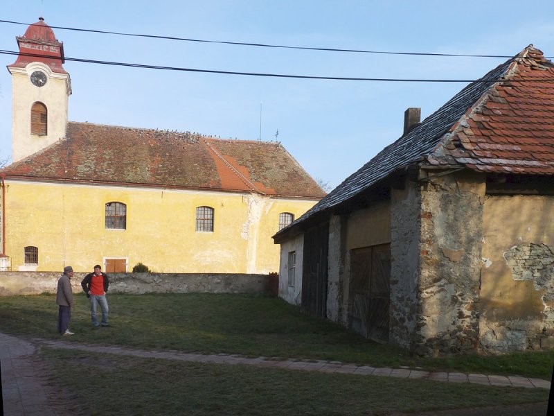Bývalý domek hrobníka dne 26. 11. 2010