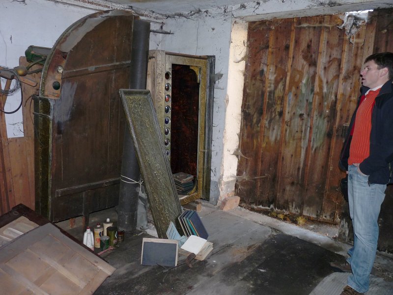 Bývalý domek hrobníka dne 26. 11. 2010