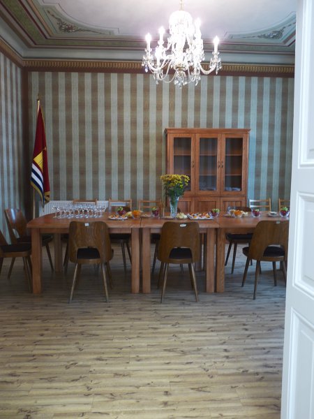 Otevření nové budovy OÚ Kostelní Lhota v opravené bývalé faře dne 18.6.2011