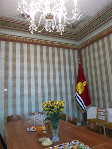 Otevření nové budovy OÚ Kostelní Lhota v opravené bývalé faře dne 18.6.2011